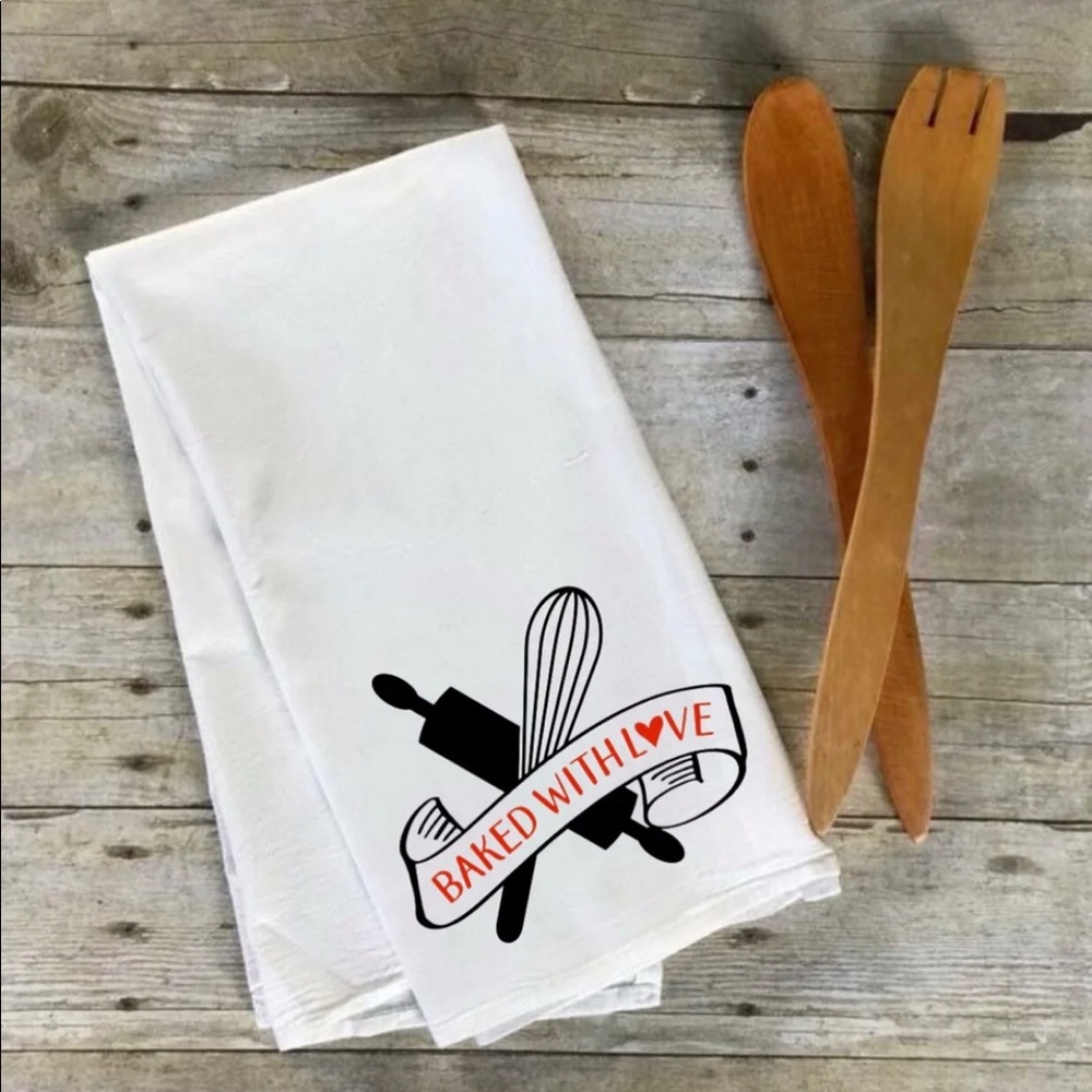 Baked with Love Tea Towel